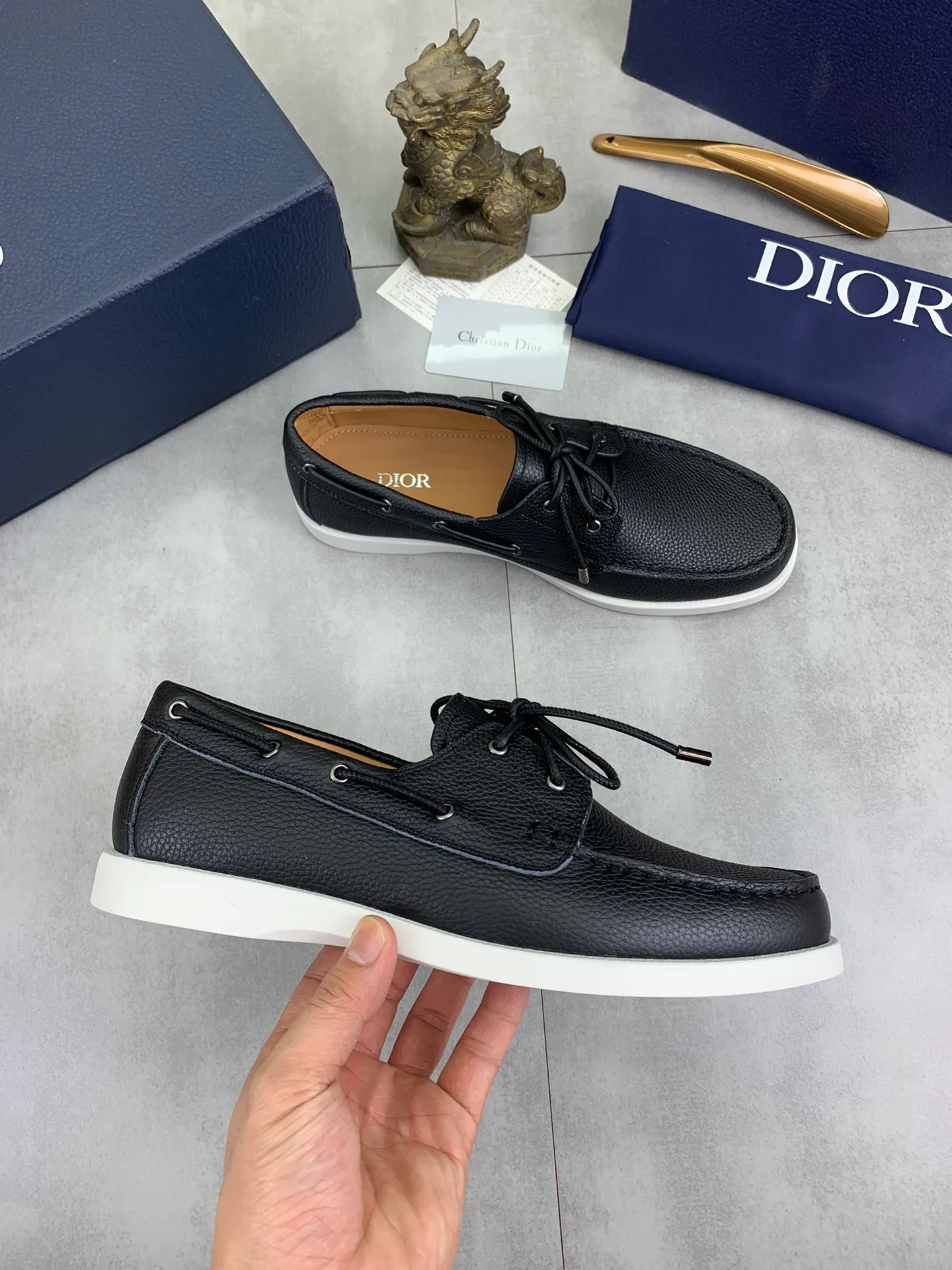 Men's shoes 💰P542 New 💰Higher version 💎💎💎Dior original 1:1 replica! Top Italian purchasing agent! Men's business casual leather shoes, original imported calfskin upper, ultimate texture, gentleman style, imported water-dyed cowhide inside, top-quality original Italian rubber outsole, first-class workmanship, top quality! Size: 39-44 (38 45 customized) 4️⃣ colors available